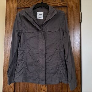 Sonoma - Gray Charcoal Lightweight Utility Zip Up Jacket Womens 

Size Small